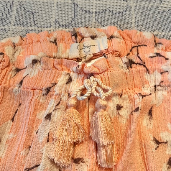 Jessica Simpson girls cherry blossom floral casual pants. Used lightly !! - Picture 3 of 4